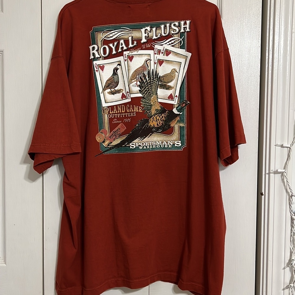 Big Rock Clothing Company Sportsman’s Warehouse “Royal Flush” Men’s TShirt - Picture 3 of 5